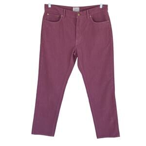 Sid Mashburn Sz 36/30 Pink Corduroy Pants Button-fly 5 Pocket Style Preppy
